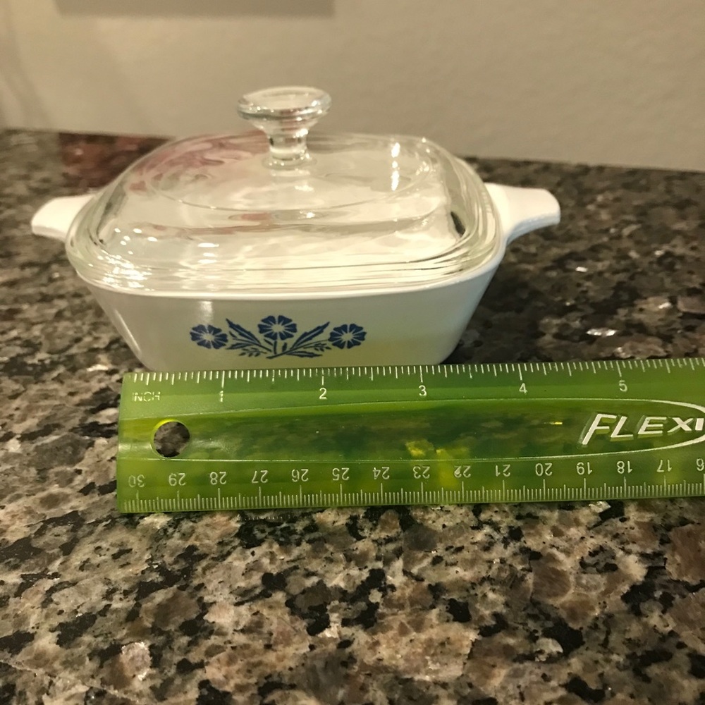 Petite corningware cornflower